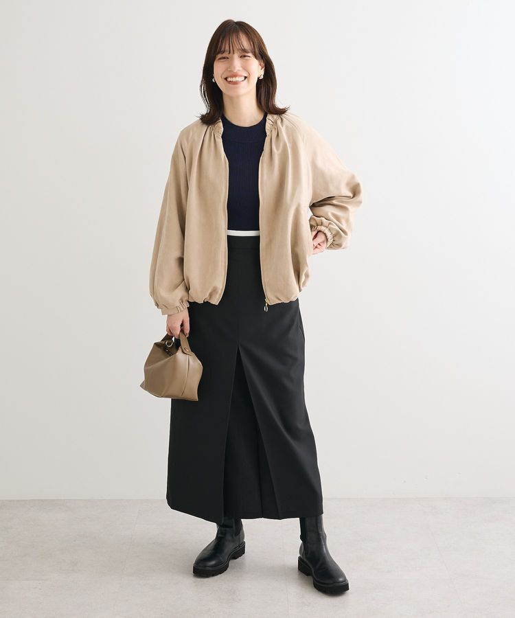 Green Parks「袖口金釦リブニットプルオーバー」|ニット・セーター|