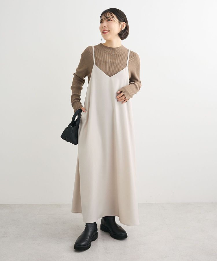 Green Parks「袖口金釦リブニットプルオーバー」|ニット・セーター|