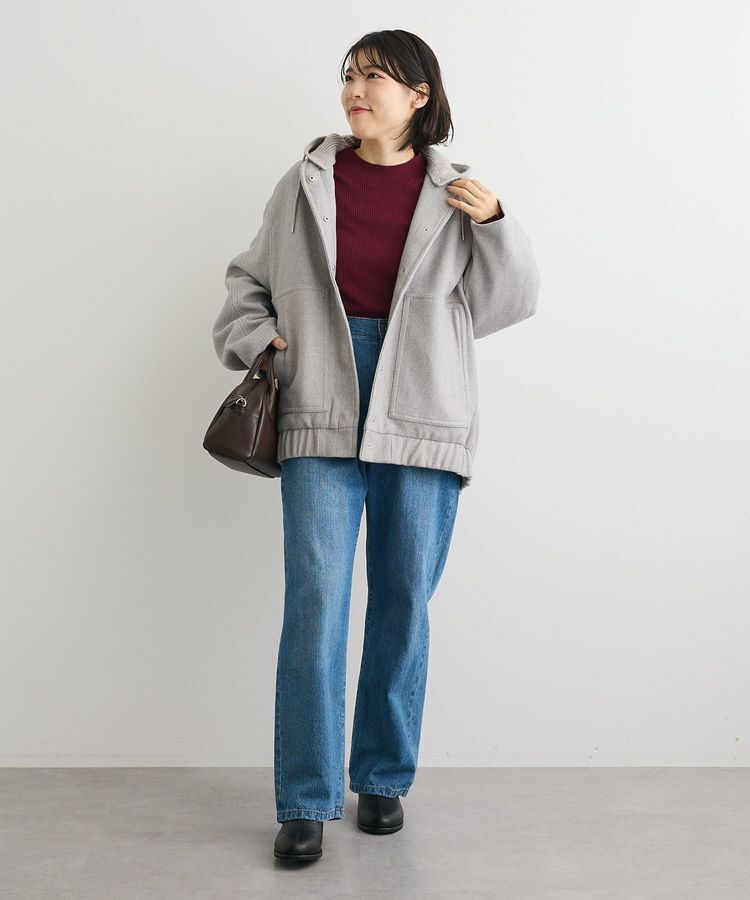 Green Parks「袖口金釦リブニットプルオーバー」|ニット・セーター|