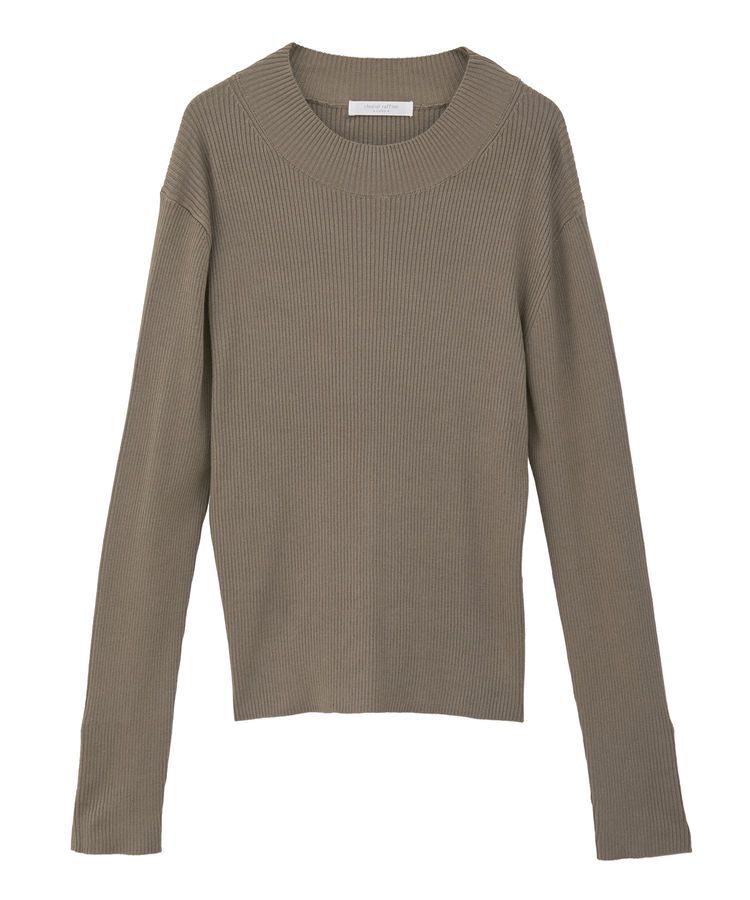 Green Parks「袖口金釦リブニットプルオーバー」|ニット・セーター|