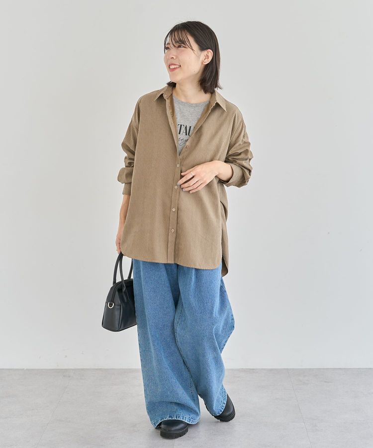 Green Parks「キレイ目ロゴ長袖Tシャツ」|Tシャツ・カットソー|