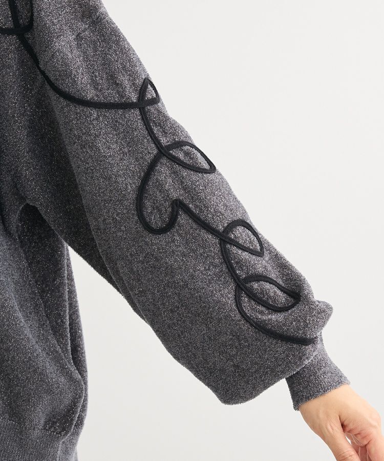 Green Parks「刺繍コードニットプルオーバー」|ニット・セーター|