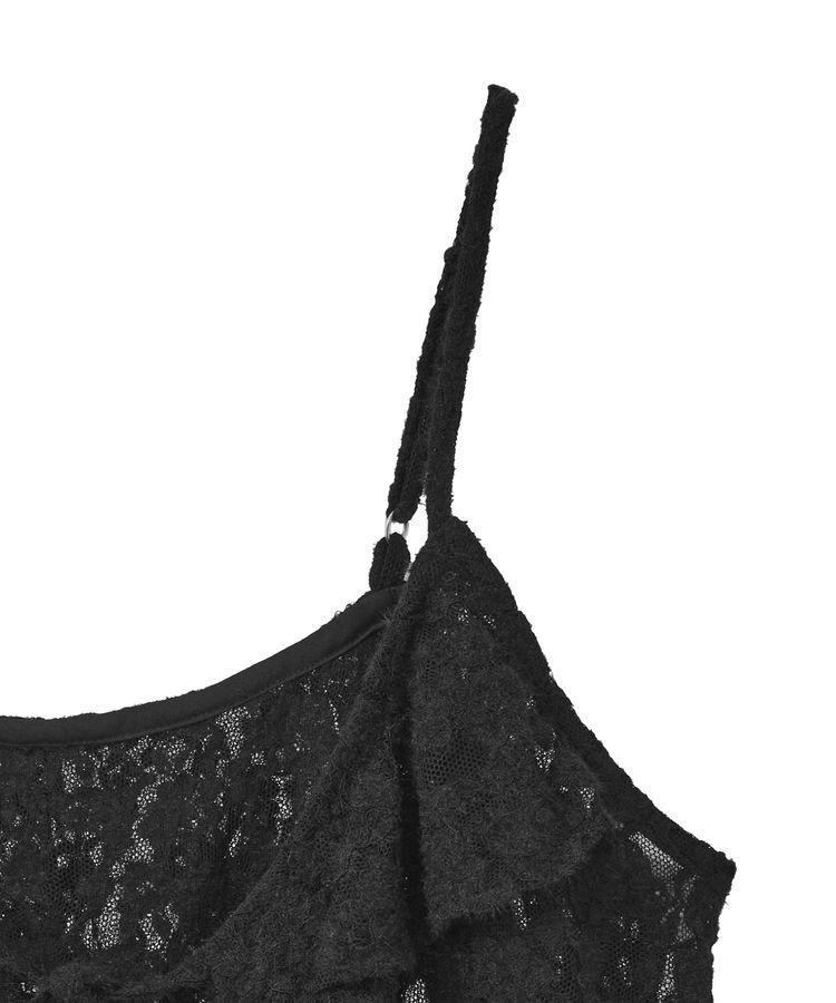 AnriettMusee「レースフリルキャミビスチェ」|キャミソール|