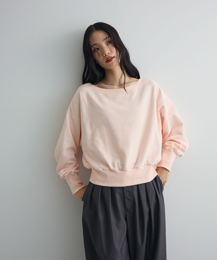 AnriettMusee「オフショルスウェット」|スウェット・ジャージ|