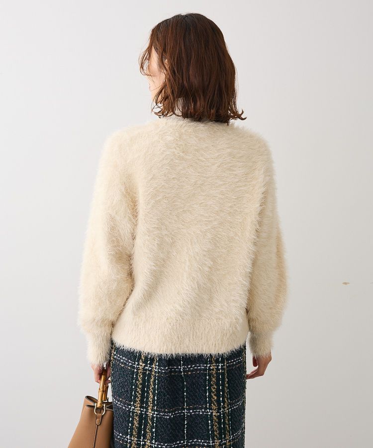 Green Parks「シャギーVネックカーディガン」|カーディガン|