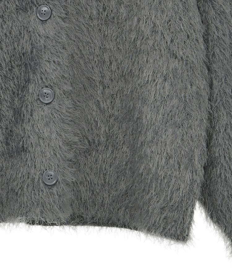 Green Parks「シャギーVネックカーディガン」|カーディガン|