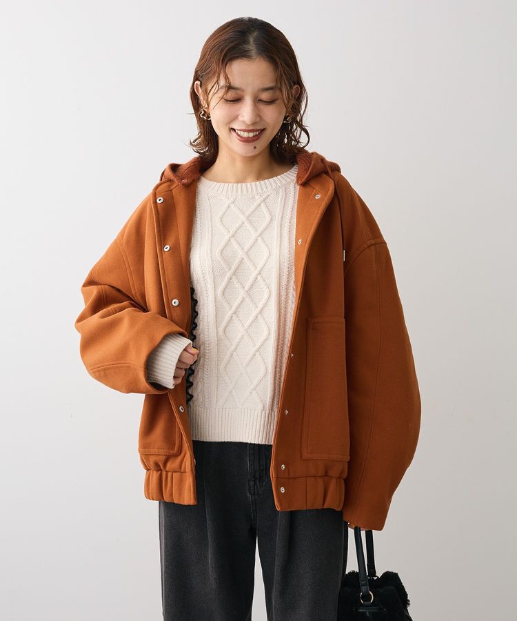 Green Parks「・ELENCARE DUE ハンドステッチケーブルニット」|ニット・セーター|