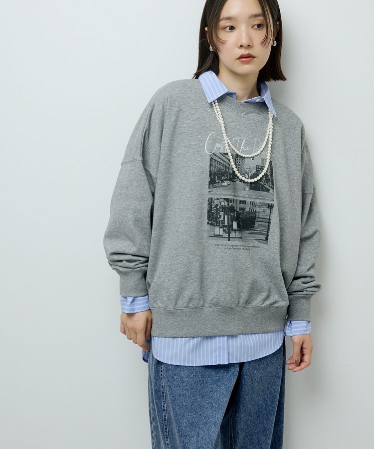 armonia「オーバーサイズロゴ裏毛プルオーバー」|スウェット・ジャージ|