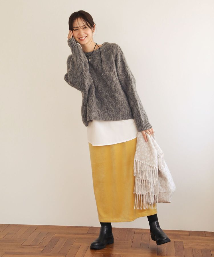 Green Parks「裾ドッキングホワイトインナー」|インナー|