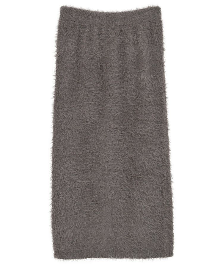 Green Parks「シャギーニットスカート」|タイト|