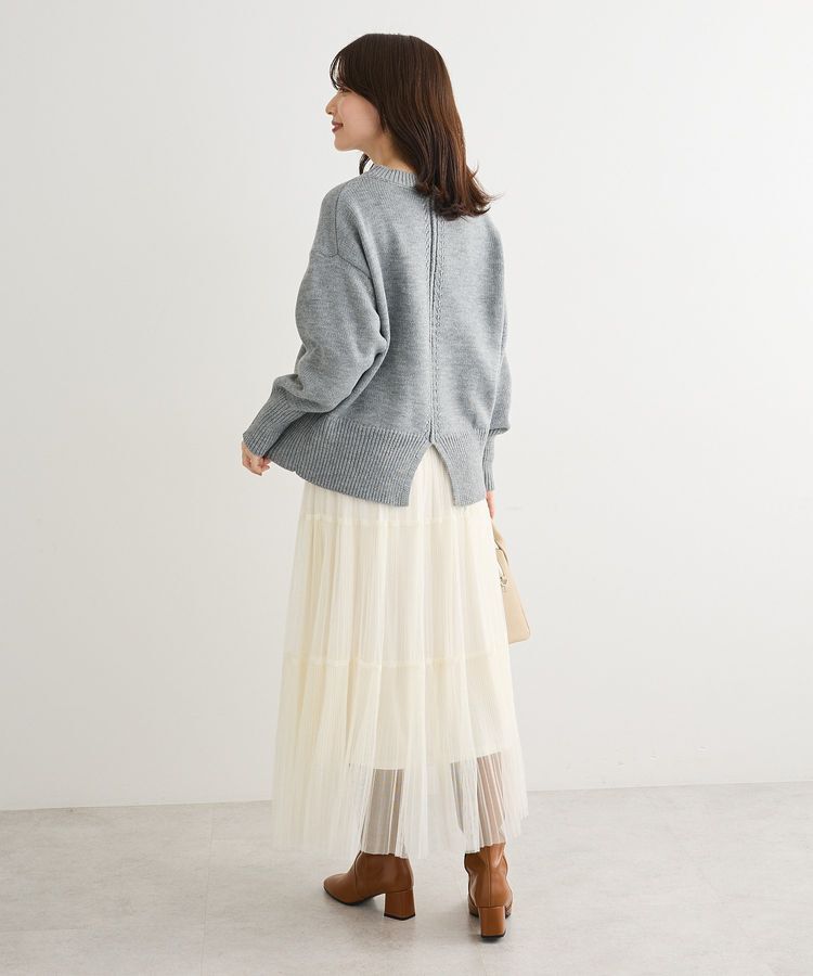 Green Parks「チュールプリーツティアードスカート」|スカート|
