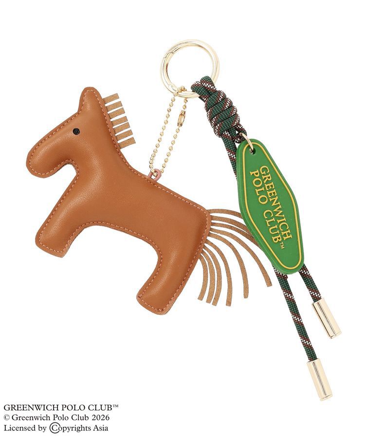 Green Parks「GREENWICH POLO CLUB(TM)チャーム」|その他|Brown