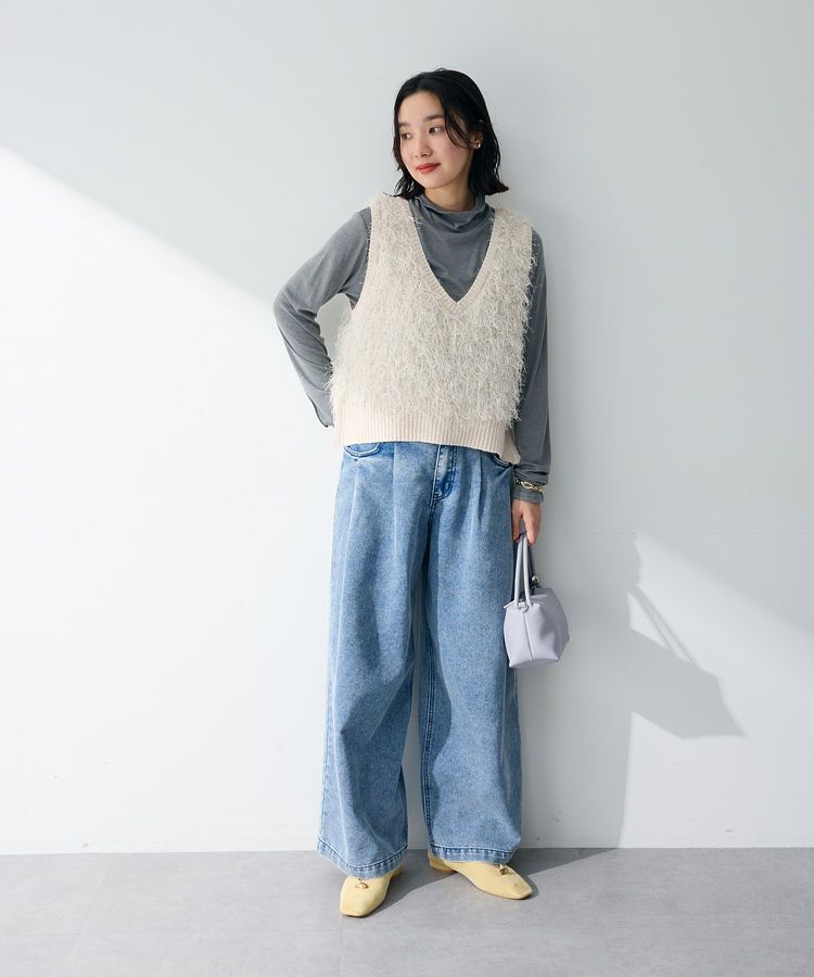 Green Parks「シアーリブタートルプルオーバー」|インナー|