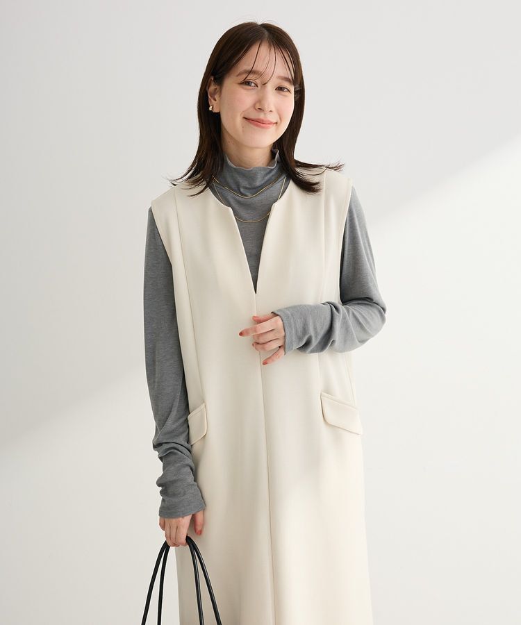 Green Parks「シアーリブタートルプルオーバー」|インナー|