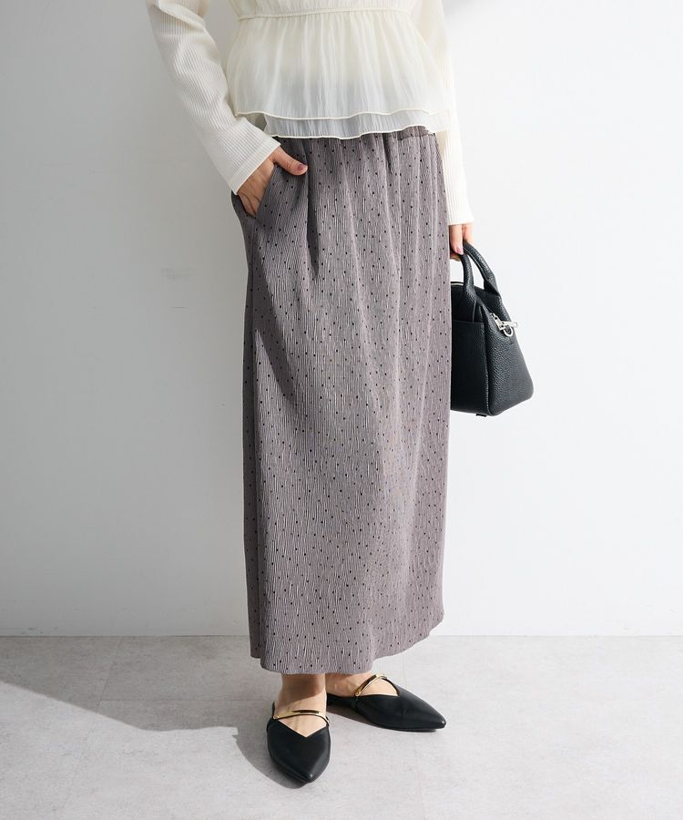 Green Parks「楊柳プリーツスカート」|スカート|Gray