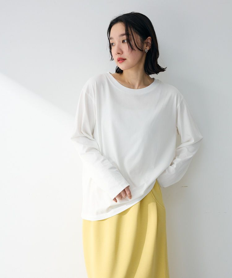 Green Parks「ホワイトインナーストレートプルオーバー」|インナー|