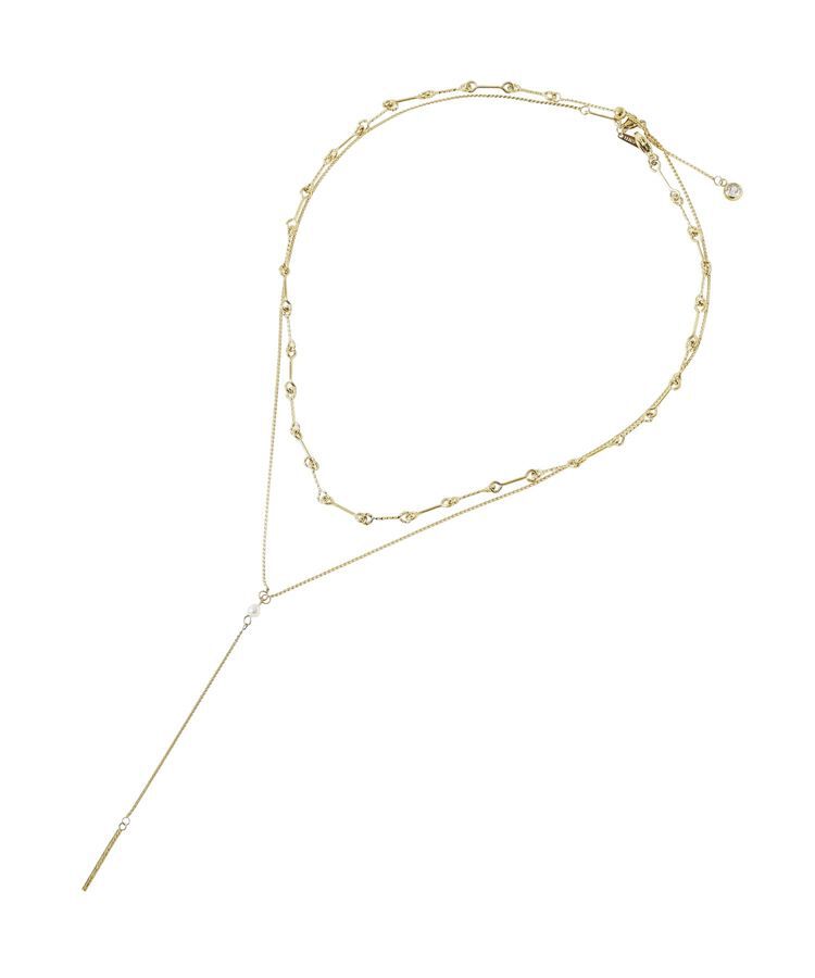 Green Parks「【ステンレス】Y字2連ネックレス」|ネックレス|