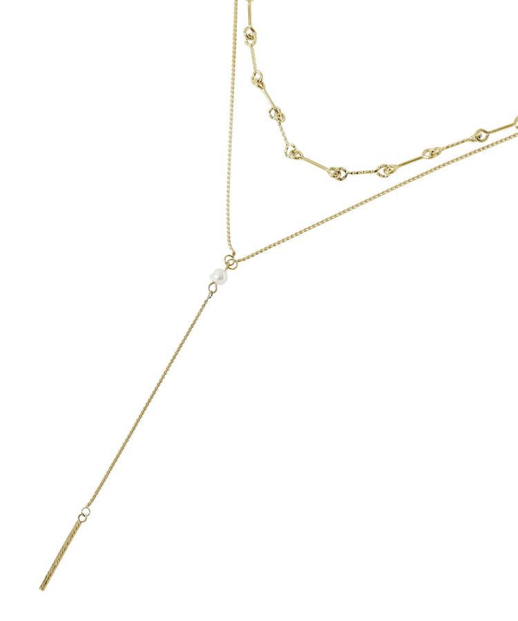 Green Parks「【ステンレス】Y字2連ネックレス」|ネックレス|