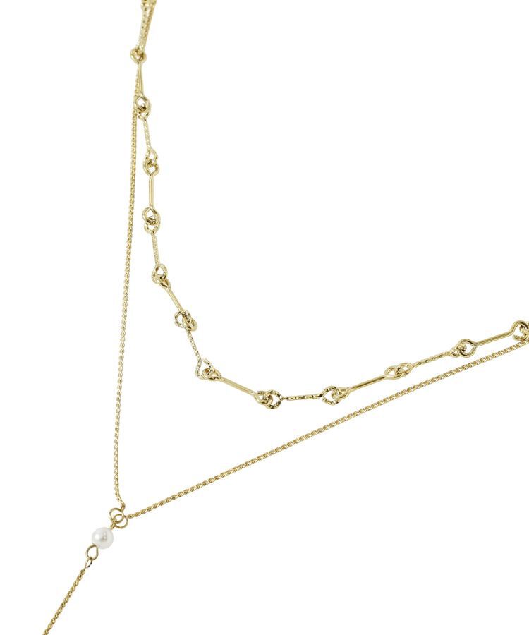 Green Parks「【ステンレス】Y字2連ネックレス」|ネックレス|