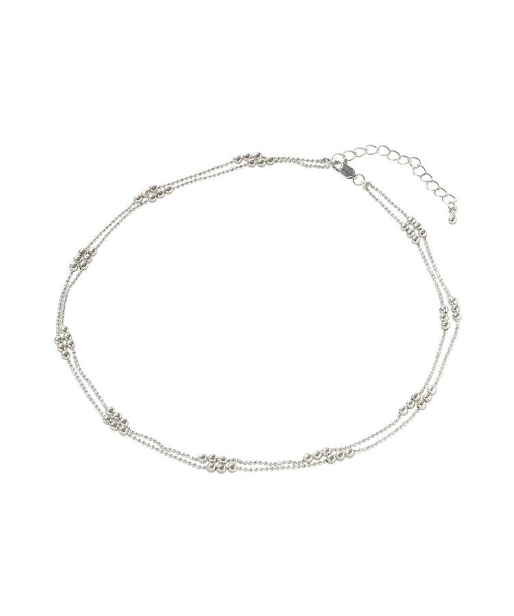 Green Parks「スリードットチェーンネックレス」|ネックレス|Silver