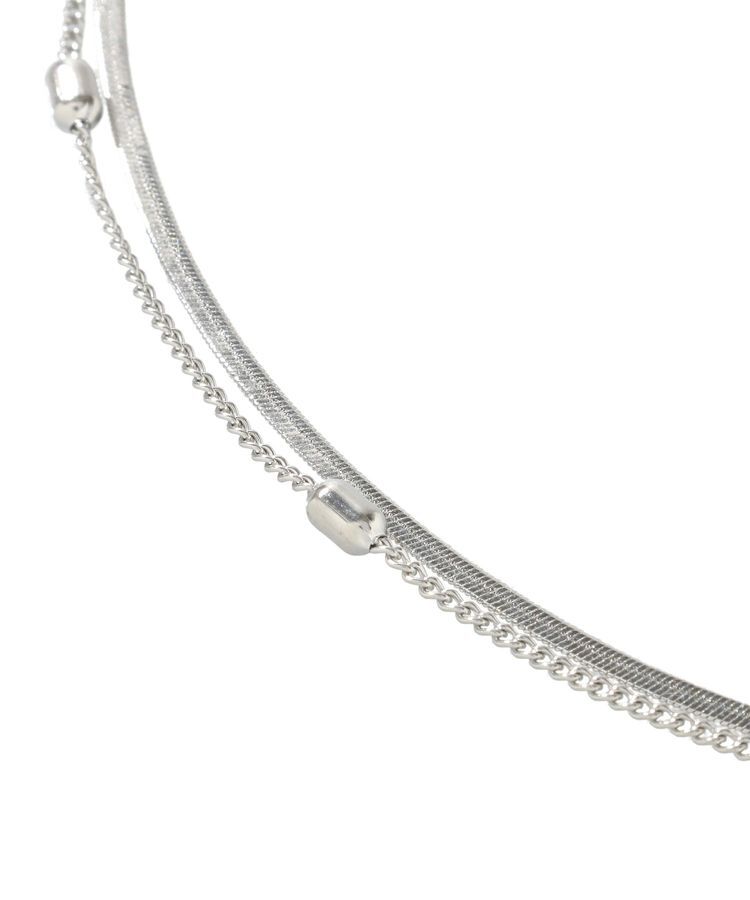 Green Parks「【ステンレス】スネーク2連ネックレス」|ネックレス|