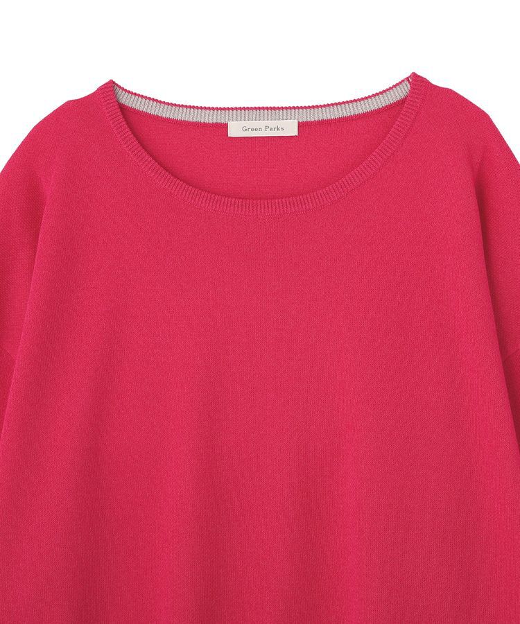 Green Parks「七分袖機能ニットプルオーバー」|ニット・セーター|