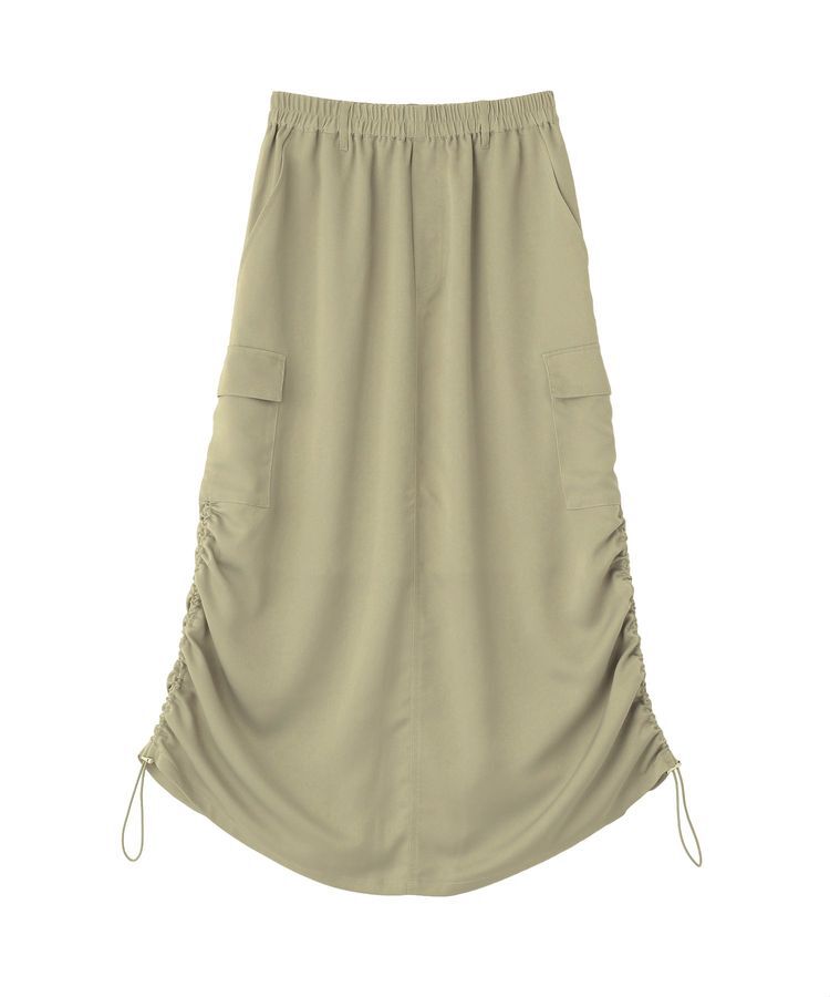 Green Parks「サテンカーゴスカート」|スカート|