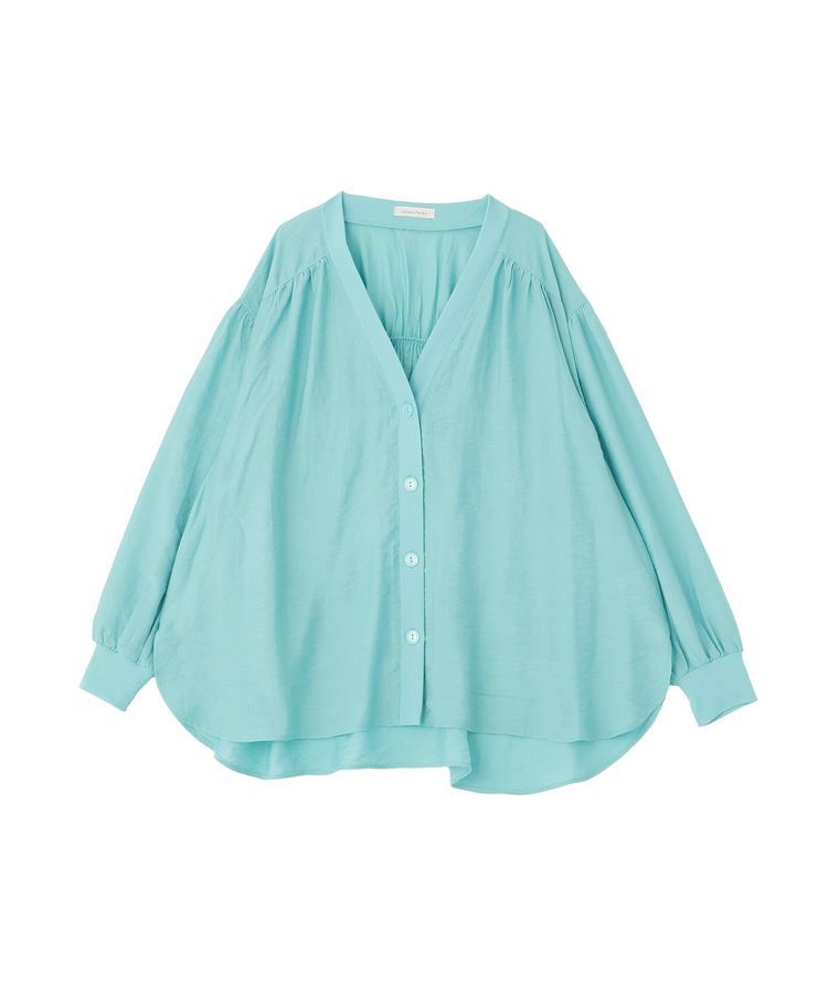 Green Parks「リブドッキングシアーシャツ」|シャツ・ブラウス|