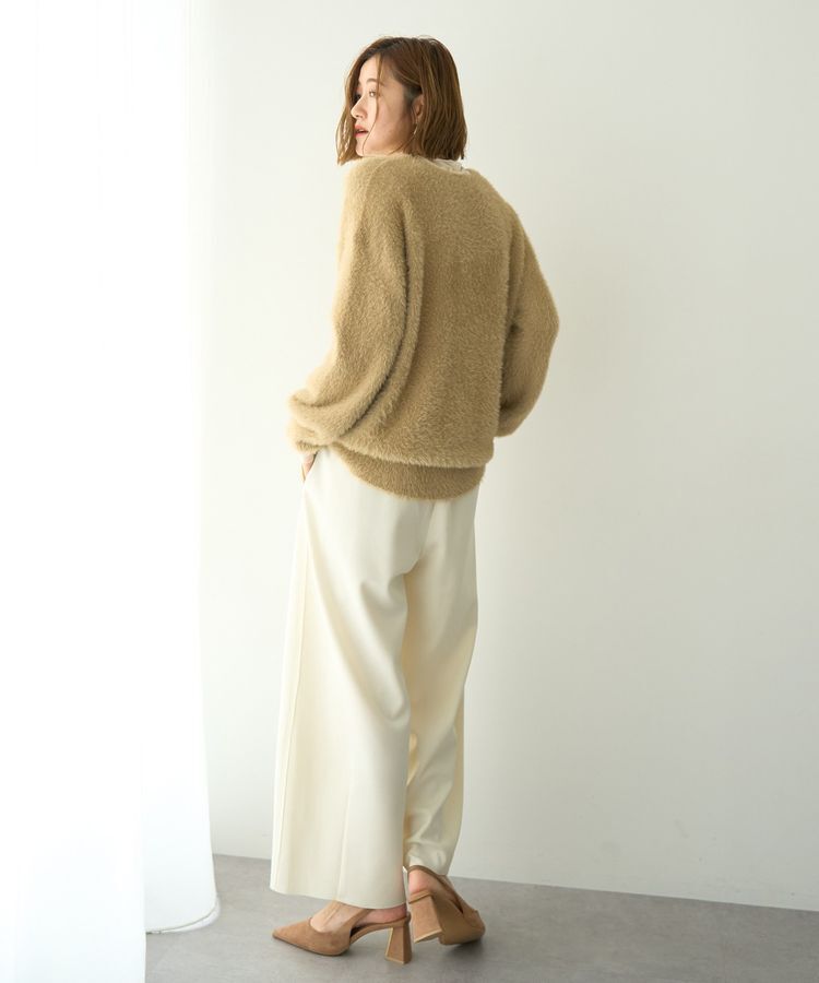 YECCA VECCA「ラメシャギーカーディガン」|カーディガン|