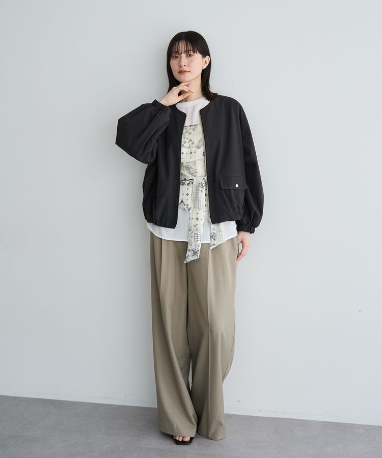 YECCA VECCA「【撥水】バルーンブルゾン」|ブルゾン・スタジャン|