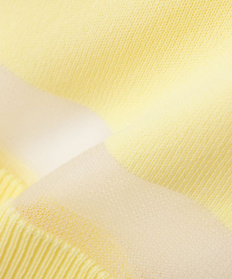 YECCA VECCA「シアーMIXカーディガン」|カーディガン|