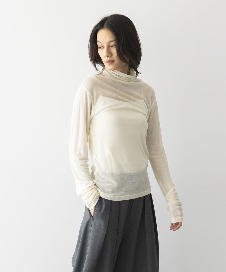 GARAGE OF GOOD CLOTHING「ウール混シアーハイネックプルオーバー」|Tシャツ・カットソー|