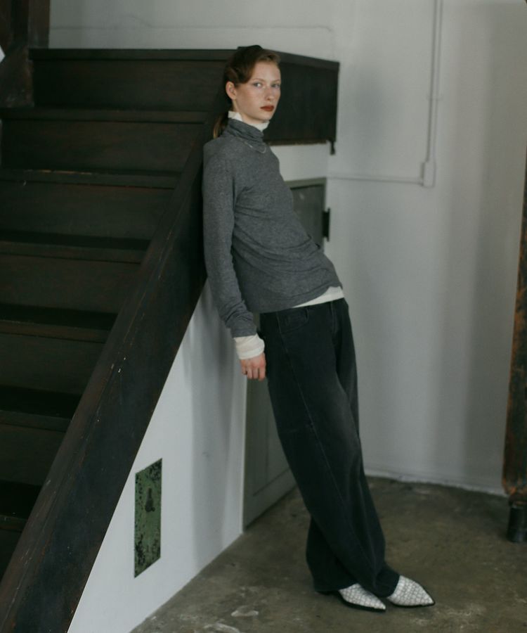 GARAGE OF GOOD CLOTHING「ウール混シアーハイネックプルオーバー」|Tシャツ・カットソー|