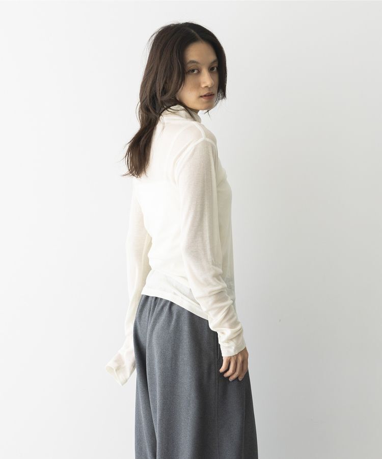 GARAGE OF GOOD CLOTHING「ウール混シアーハイネックプルオーバー」|Tシャツ・カットソー|