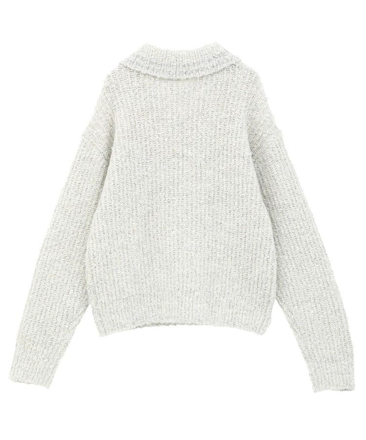 GARAGE OF GOOD CLOTHING「襟付モヘアニットプルオーバー」|ニット・セーター|