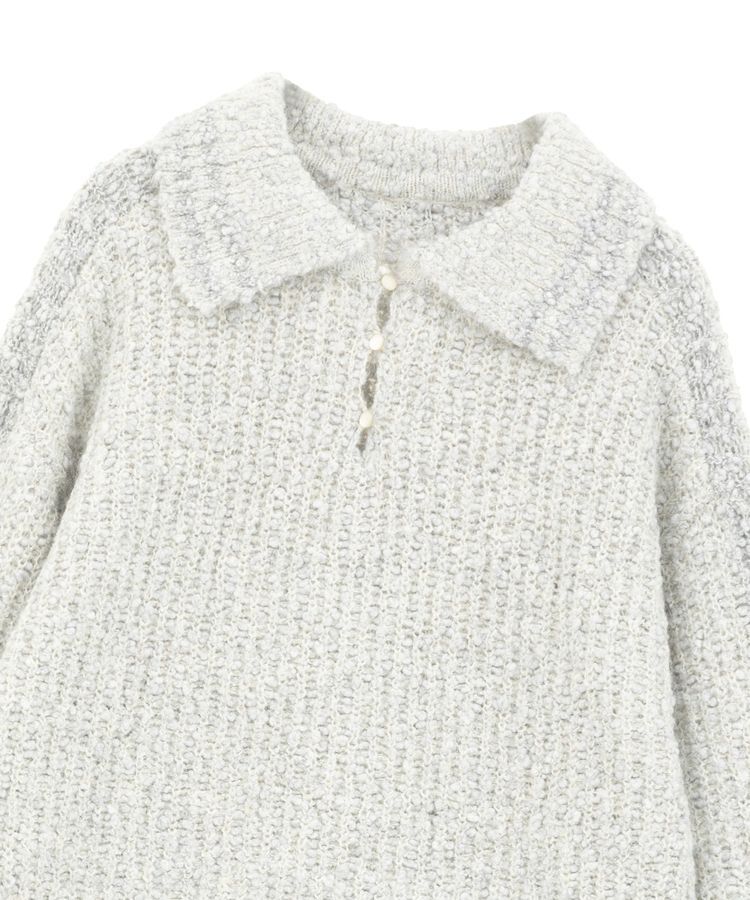 GARAGE OF GOOD CLOTHING「襟付モヘアニットプルオーバー」|ニット・セーター|
