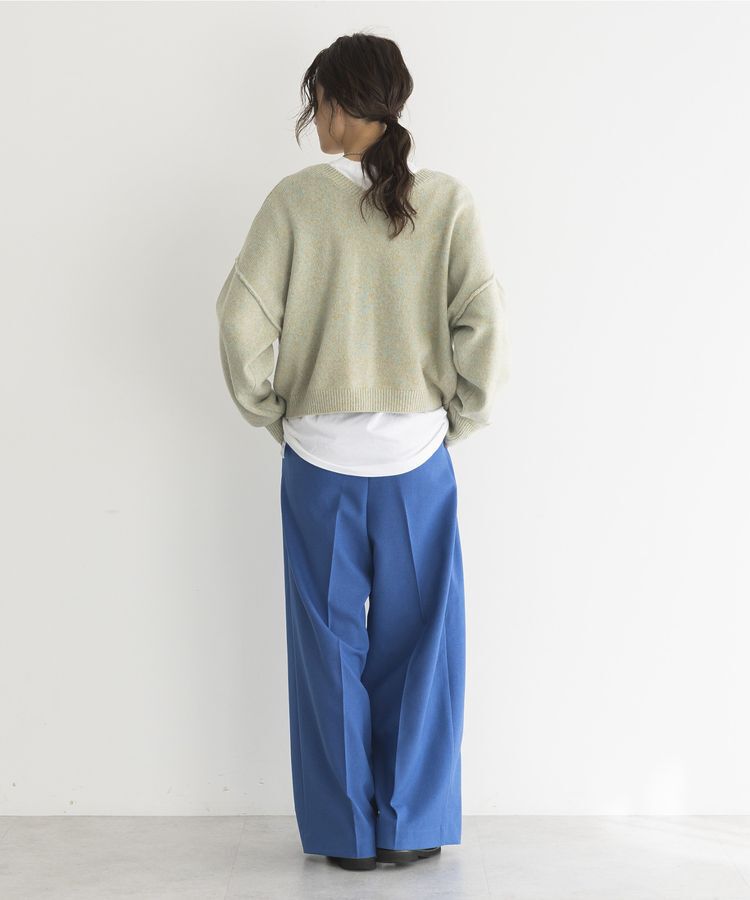 GARAGE OF GOOD CLOTHING「ミックスヤーンショートニットプルオーバー」|ニット・セーター|