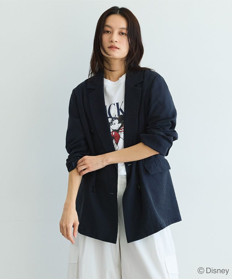 GARAGE OF GOOD CLOTHING「【日本製】シアーダブルブレストテーラードジャケット」|テーラードジャケット|Navy