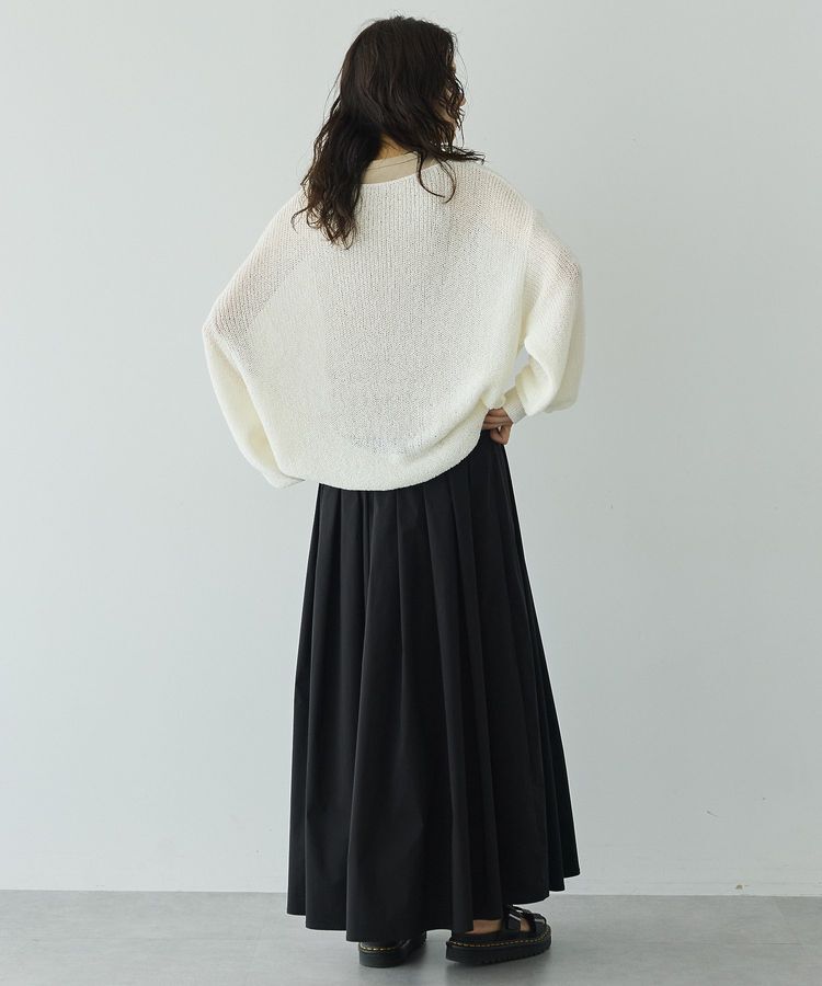 GARAGE OF GOOD CLOTHING「【日本製】ペーパーヤーンＶネックシアープルオーバー」|ニット・セーター|