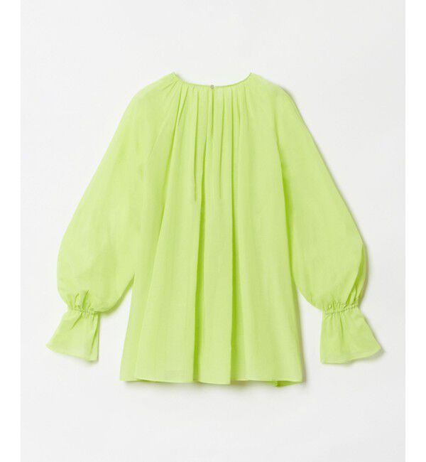 allureville「シアーオーガンギャザーブラウス」|シャツ・ブラウス|