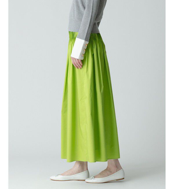 allureville「タフタピンタックギャザースカート」|スカート|