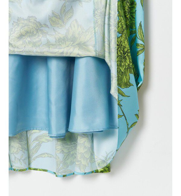 LOULOU WILLOUGHBY「【LOULOU WILLOUGHBY】RATTIフラワープリント衿付きワンピース」|ワンピース|