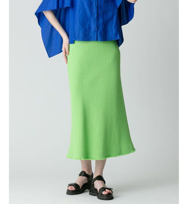 allureville「【セットアップ対応可能】ラスティックツイードスカート」|スカート|