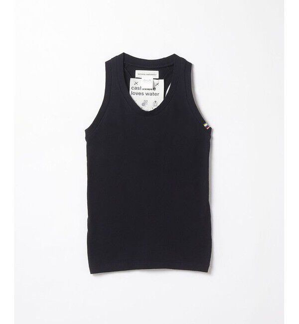 allureville「【extreme cashmere(エクストリームカシミヤ)】 VEST」|タンクトップ|ネイビー