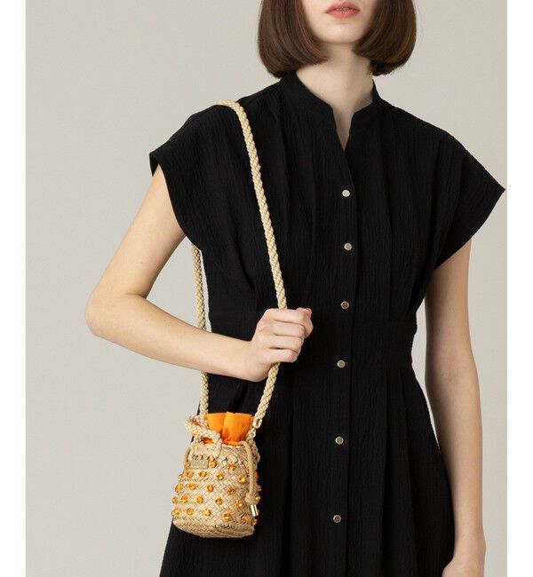 allureville「【LeNine(ル ナイン)】 TINY MONO ショルダーバッグ」|ショルダー・メッセンジャー|オレンジ