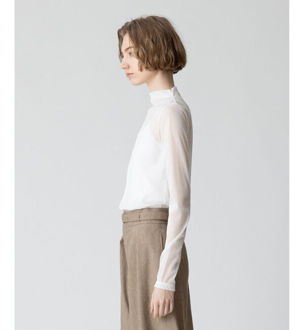 allureville「シアーファネルネックプルオーバー」|その他|