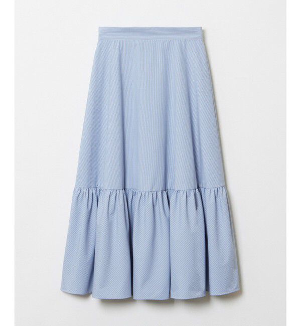 allureville「【セットアップ対応可能】ストライプアシメギャザースカート」|スカート|