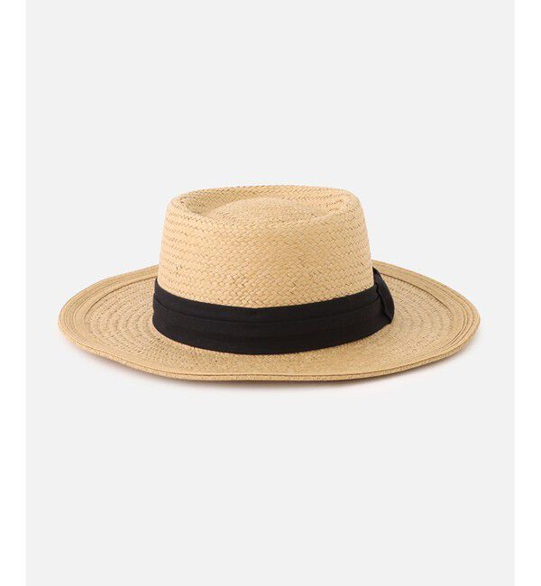 allureville「手編みポークパイハット」|ハット|ブラウン