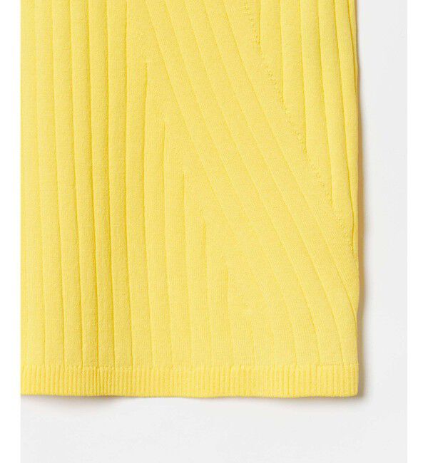 LOULOU WILLOUGHBY「【LOULOU WILLOUGHBY】リブキリカエモックネックプルオーバー」|ニット・セーター|