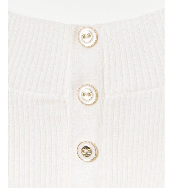 allureville「バック釦ディティールプルオーバー」|ニット・セーター|